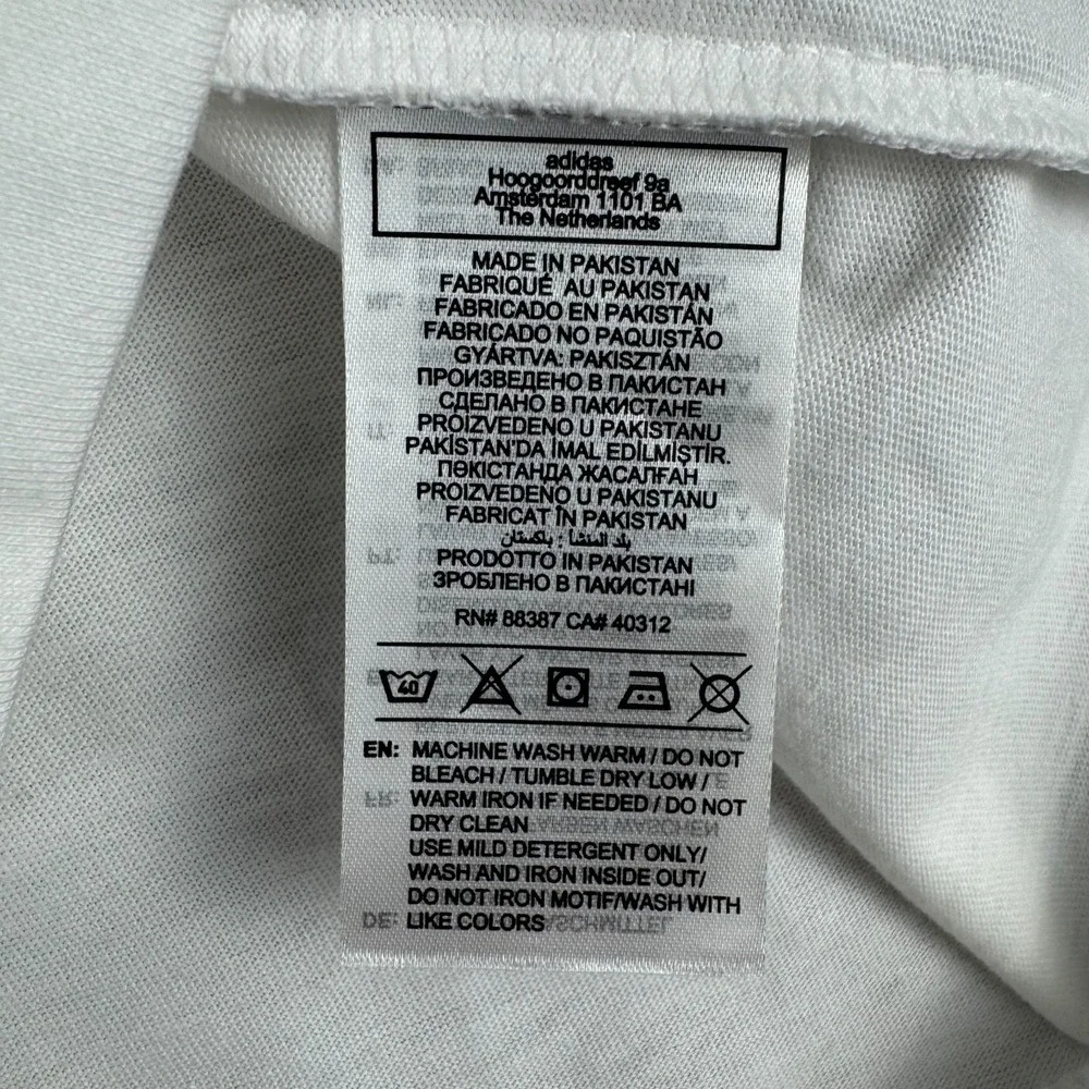 Adidas Mexico DNA T-Shirt Soccer White Mens Medium M
